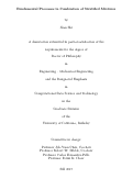 Cover page: Fundamental Processes in Combustion of Stratified Mixtures