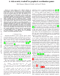 Cover page: A risk-security tradeoff in graphical coordination games