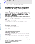 Cover page: Isolated late testicular relapse of B-cell acute lymphoblastic leukemia treated with intensive systemic chemotherapy and response-based testicular radiation: A Children's Oncology Group study.