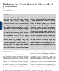 Cover page: Evaluating The Effect Of Climate In A Sierran Mixed Conifer Forest