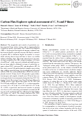 Cover page: Carbon Flux Explorer Optical Assessment of C, N and P Fluxes