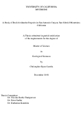 Cover page: A Study of Rock Avalanche Deposits in San Antonio Canyon, San Gabriel Mountains, California