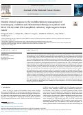 Cover page: Durable clinical response to the multidisciplinary management of neurosurgery, radiation and chemoimmunotherapy in a patient with PD-L1/PD-L2/JAK2 (PDJ)-amplified, refractory triple-negative breast cancer.