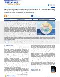 Cover page: Magnetically Induced Anisotropic Interaction in Colloidal Assembly.