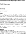 Cover page: A Conceptual Approach towards Improving Monitoring of Living Conditions for Populations Affected by Desertification, Land Degradation, and Drought