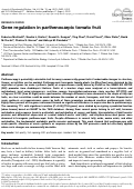 Cover page: Gene regulation in parthenocarpic tomato fruit