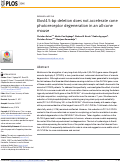 Cover page: Elovl4 5-bp deletion does not accelerate cone photoreceptor degeneration in an all-cone mouse