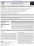 Cover page: The competitive NMDA receptor antagonist CPP disrupts cocaine-induced conditioned place preference, but spares behavioral sensitization