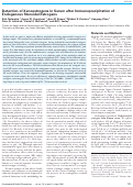 Cover page: Detection of xenoestrogens in serum after immunoprecipitation of endogenous steroidal estrogens.