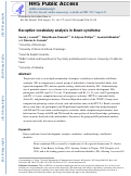 Cover page: Receptive vocabulary analysis in Down syndrome