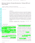 Cover page: Extreme galaxies during reionization: testing ISM and disc models