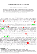 Cover page: Move-reduced graphs on a torus