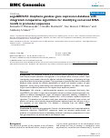 Cover page: angaGEDUCI: Anopheles gambiae gene expression database with integrated comparative algorithms for identifying conserved DNA motifs in promoter sequences