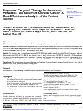 Cover page: Sequential Targeted Therapy for Advanced, Metastatic, and Recurrent Cervical Cancer: A Cost-Effectiveness Analysis of the Patient Journey.