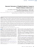 Cover page: Genomic Outcomes of Haploid Induction Crosses in Potato (Solanum tuberosum L.)