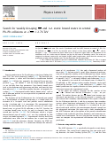 Cover page: Search for weakly decaying Λn‾ and ΛΛ exotic bound states in central Pb–Pb collisions at sNN=2.76&nbsp;TeV