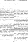 Cover page: Implications of the recent fluctuations in the growth rate of tropospheric methane