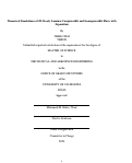 Cover page: Numerical Simulations of 2D Steady Laminar Compressible and Incompressible Flows with Separation