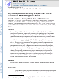 Cover page: Dopaminergic variants in siblings at high risk for autism: Associations with initiating joint attention