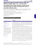 Cover page: Dupilumab provides favourable long‐term safety and efficacy in children aged ≥ 6 to &lt; 12 years with uncontrolled severe atopic dermatitis: results from an open‐label phase IIa study and subsequent phase III open‐label extension study