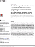 Cover page: Use of Anthropogenic Sea Floor Structures by Australian Fur Seals: Potential Positive Ecological Impacts of Marine Industrial Development?