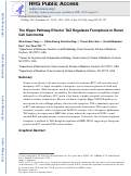 Cover page: The Hippo Pathway Effector TAZ Regulates Ferroptosis in Renal Cell Carcinoma.