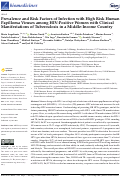 Cover page: Prevalence and Risk Factors of Infection with High Risk Human Papilloma Viruses among HIV-Positive Women with Clinical Manifestations of Tuberculosis in a Middle-Income Country