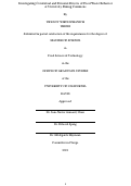 Cover page: Investigating Contextual and Personal Drivers of Food Waste Behavior at University Dining Commons