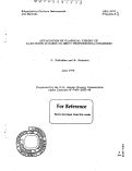 Cover page: APPLICATION OF CLASSICAL THEORY OP ELECTRONS IN GASES TO DRIFT PROPORTIONAL CHAMBERS