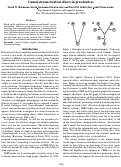 Cover page: Causal stream location effects in preschoolers