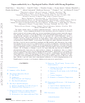 Cover page: Superconductivity in a topological lattice model with strong repulsion