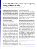 Cover page: Incoherent feed-forward regulatory logic underpinning glucocorticoid receptor action.