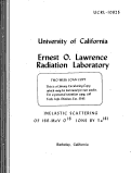 Cover page: INELASTIC SCATTERING OF l66-MeV O16 IONS BY Ta181