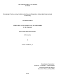 Cover page: Examining Practices in the Initiation of a Teacher Preparation Networked Improvement Community