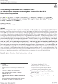 Cover page: Accelerating Solutions for the Overdose Crisis: an Effectiveness-Implementation Hybrid Protocol for the HEAL Prevention Cooperative.