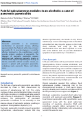 Cover page: Painful subcutaneous nodules in an alcoholic: a case of pancreatic panniculitis