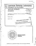 Cover page: CROSSROADS IN ELECTRIC UTILITY PLANNING AND REGULATION