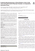 Cover page: Understanding Experiences of Moral Distress in End-of-Life Care Among US and UK Physician Trainees: a Comparative Qualitative Study