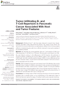 Cover page: Tumor-Infiltrating B- and T-Cell Repertoire in Pancreatic Cancer Associated With Host and Tumor Features