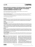 Cover page: Biomechanical evaluation of locking versus nonlocking 2.0-mm malleable L-miniplate fixation of simulated caudal mandibular fractures in cats.