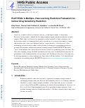 Cover page: PLATYPUS: A Multiple-View Learning Predictive Framework for Cancer Drug Sensitivity Prediction.