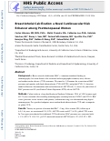 Cover page: Breast Arterial Calcification: a Novel Cardiovascular Risk Enhancer Among Postmenopausal Women