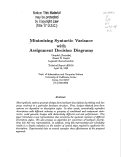 Cover page: Minimizing syntactic variance with assignment decision diagrams