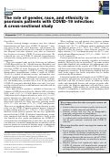 Cover page: The role of gender, race, and ethnicity in psoriasis patients with COVID-19 infection: A cross-sectional study.