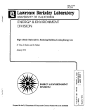 Cover page: High-Albedo Materials for Reducing Building Cooling Energy Use