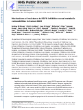 Cover page: Mechanisms of Resistance to EGFR Inhibition Reveal Metabolic Vulnerabilities in Human GBM