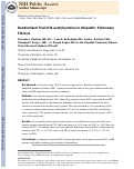 Cover page: Randomized Trial of Acetylcysteine in Idiopathic Pulmonary Fibrosis