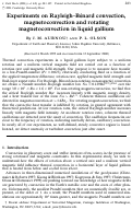 Cover page: Experiments on Rayleigh–Bénard convection, magnetoconvection and rotating magnetoconvection in liquid gallium