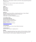 Cover page: Preferences and Perceptions of Medical Error Disclosure Among Marginalized Populations: A Narrative Review.