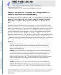 Cover page: Changes in Depressive Symptoms and Subsequent Risk of Stroke in the Cardiovascular Health Study